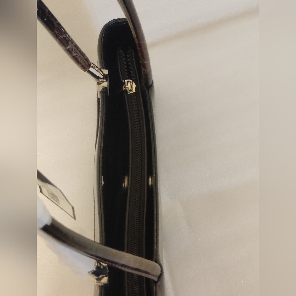 Dasein Brown Patterned Handbag - Picture 5 of 7